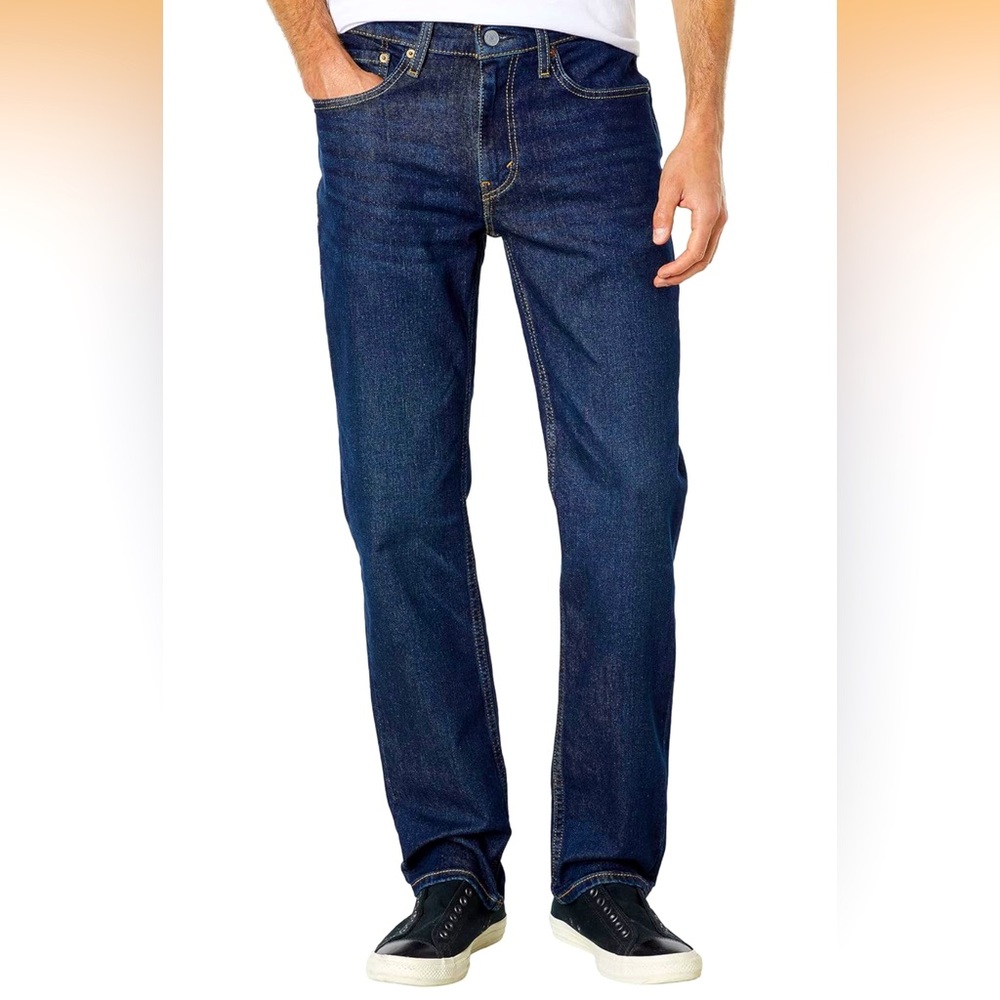 MENS LEVI 514 STRAIGHT FIT JEANS 33x32 MADE IN MEXICO 🇮🇹